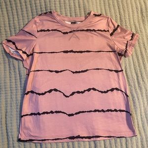 Light pink “zebra” like shirt
